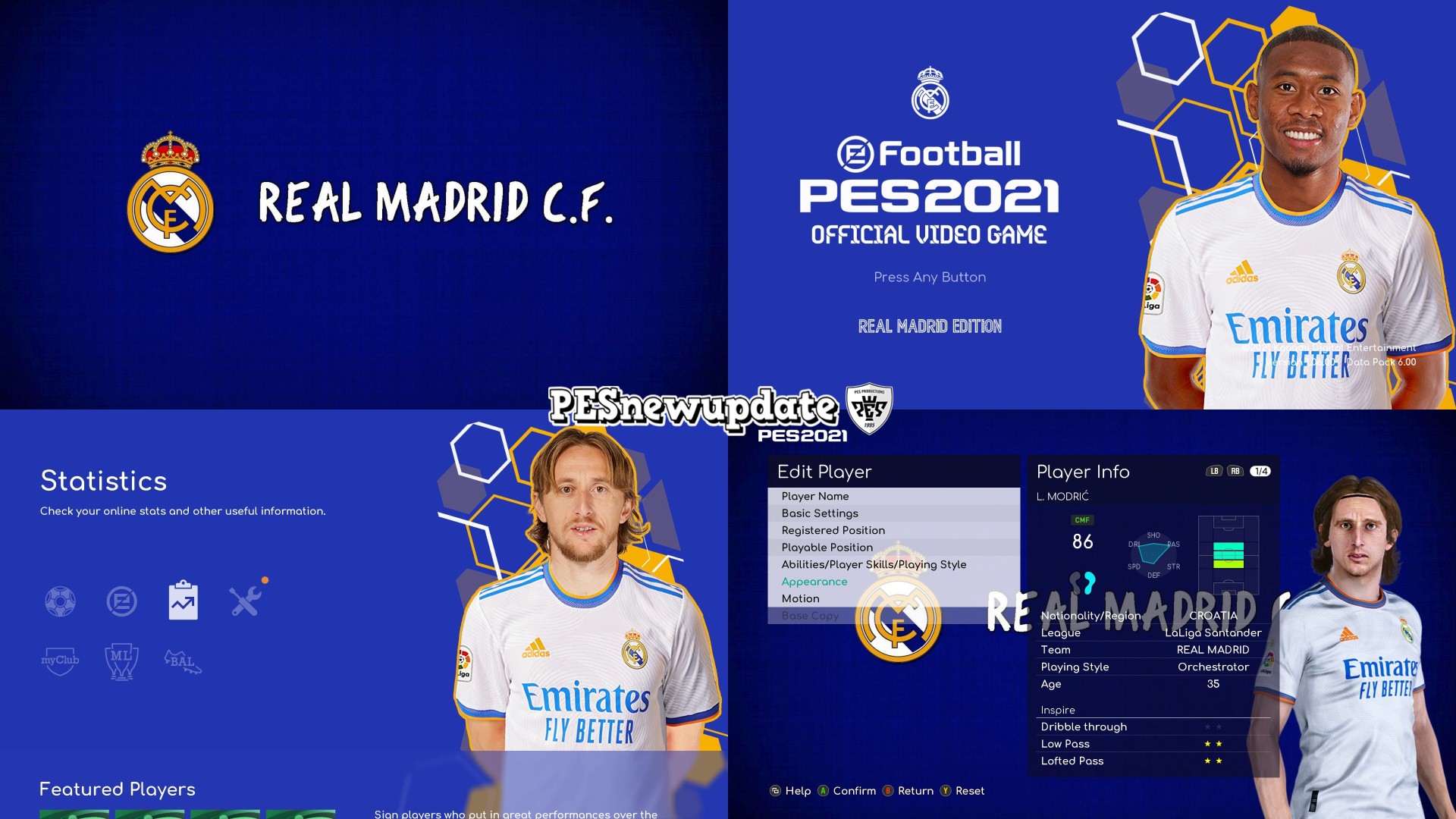 Real madrid kit 2021 pes 2025